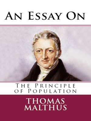 cover image of An Essay on the Principle of Population